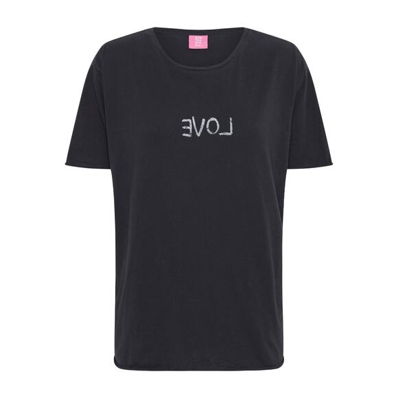 ONE TEASPOON Black Stone Organic Love Crewneck Short Sleeve T-Shirt NWT Size S - Picture 10 of 10